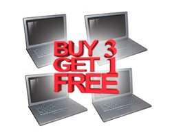 Laptop Props Buy 3, Get 1 Free Deals