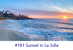 Sunset in La Jolla Screen Image