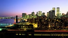 32" TV Screen Image #103 New York City at Night (Screen Print Only. 32 Inch TV Prop Not Included)