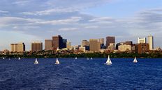 47" TV Screen Image #107 Massachusetts Bay in Boston (Screen Print Only. 47 Inch TV Prop Not Included)