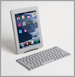 Fake Tablet Prop in Matte Silver - 9.5" Tablet Prop/iPad Prop in Matte Silver